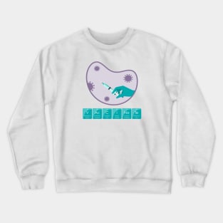 Vaccinate science themed design Crewneck Sweatshirt